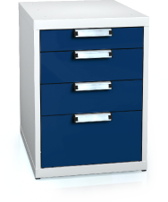 Universal cabinet for workbenches 662 x 480 x 600 - 4x drawer